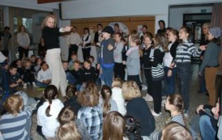 Schwarz-weiß-grauer Tag